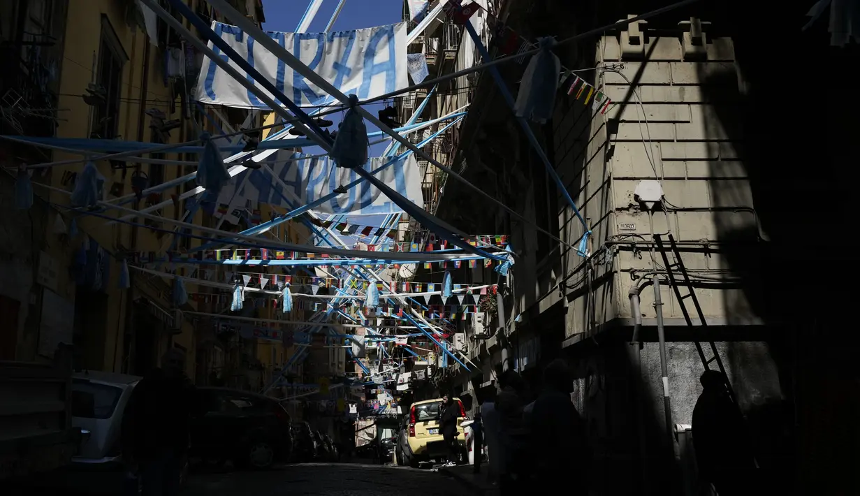 Napoli tampil mengesankan musim ini. Penampilan I Partenopei mereka stabil. Pertahanan dan lini serang mereka seimbang. (AP Photo/Alessandra Tarantino)