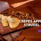 Suka sama strudel? Ini resep Crepes Apple Strudel ala Bintang Tasty yang bisa kamu bikin sendiri di rumah untuk menemani hari libur. (Foto: Bintang.com/Daniel Kampua, Digital Imaging: Bintang.com/Muhammad Iqbal Nurfajri)