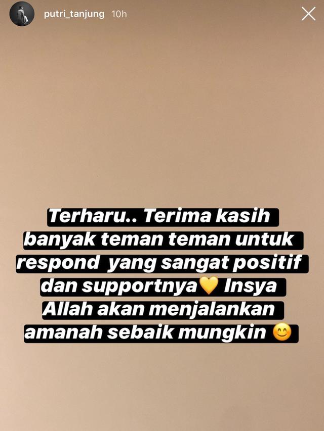 Jadi Staf Khusus Presiden Putri Tanjung Terharu Dapat Banyak Dukungan Lifestyle Liputan6 Com