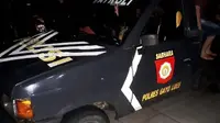 Mobil patroli bawa ganja (Liputan6.com/Rino Abonita)