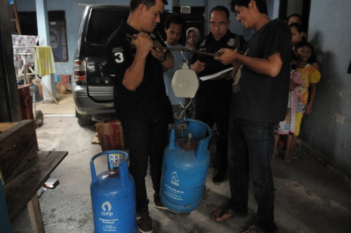 Polisi selidiki temuan dua tabung gas 12 kg yang berisi air