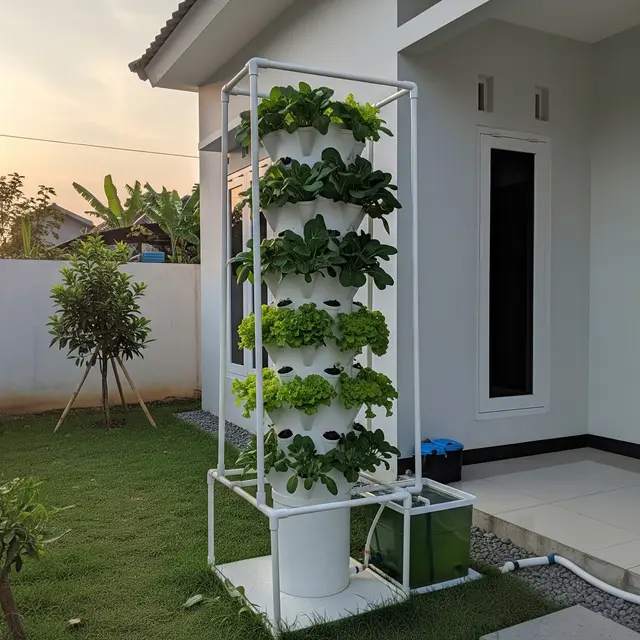 9 Cara Membuat Kebun Hidroponik Sederhana dari Pipa PVC di Halaman Rumah