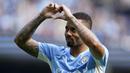 <p>Kemenangan ini membuat Manchester City tetap kukuh di puncak klasemen sementara Premier League. The Citizens mengumpulkan 80 poin dari 33 laga. (AP/Jon Super)</p>