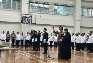 Pelantikan Tiga Deputi KPK (Tangkapan layar YouTube KPK)