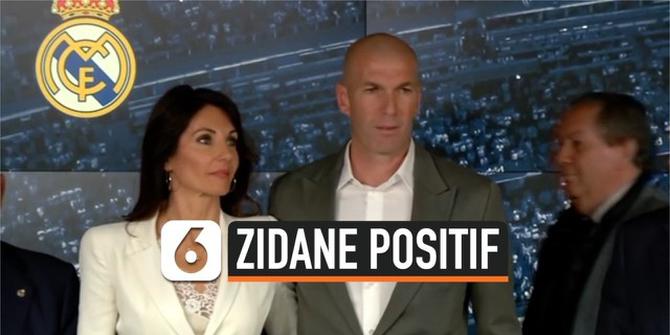 VIDEO: Pelatih Real Madrid Zinedine Zidane Positif Covid-19