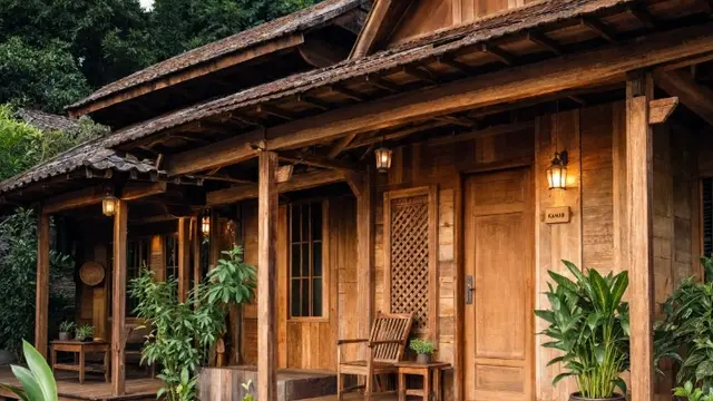 Inspirasi Rumah Kampung Minimalis untuk Slow Living (AI Generated)