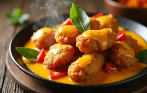 Resep Ayam Crispy Telur Asin yang Creamy dan Renyah