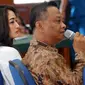 Siti Badriah menjalani sidang sebagai saksi dalam kasus Nagaswara melawan rumah karaoke Inul Vizta di PN Jakarta Utara, Selasa (18/8/2015). [Foto: Panji Diksana/Liputan6.com]