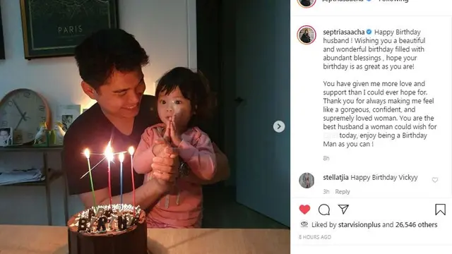 Unggahan Acha Septriasa. (Foto: Instagram @septriasaacha)
