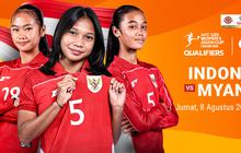 Link Live Streaming Kualifikasi Piala Asia Wanita U-20 2026 - Indonesia vs Myanmar di Vidio