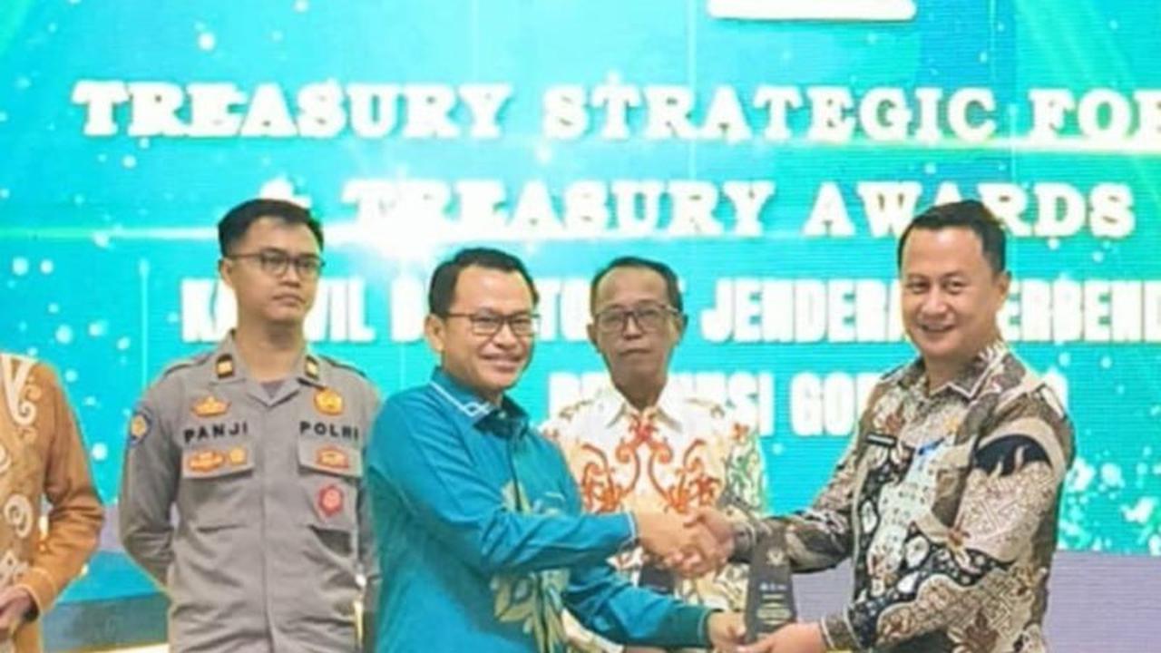 Bawaslu Gorontalo Raih Peringkat I Treasury Awards 2025, Bukti Akuntabilitas Keuangan Lembaga