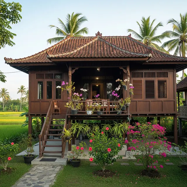 9 Rumah Impian Masa Tua di Desa Desain Simpel dan Nyaman