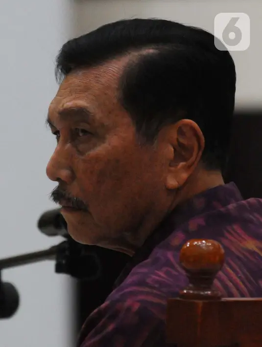 Untuk diketahui, agenda sidang kali ini adalah pemeriksaan Luhut selaku saksi kasus dugaan pencemaran nama baiknya. (merdeka.com/Imam Buhori)