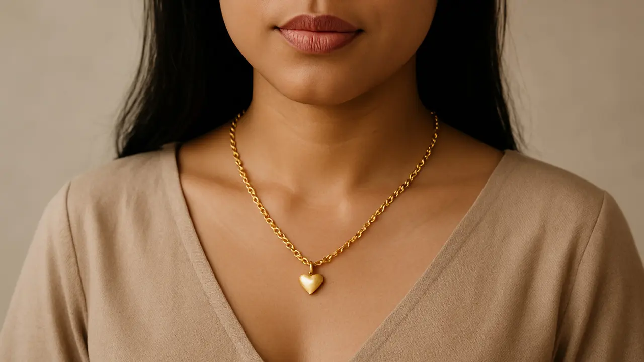 Model Kalung Emas Rantai Polos Terbaru 2025/via AI