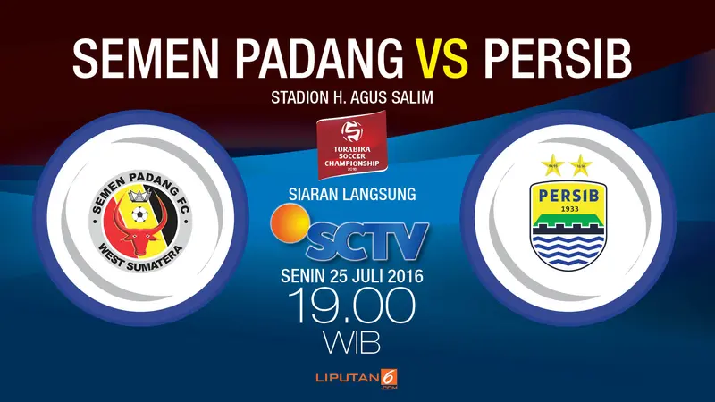 Infografis Semen Padang melawan Persib