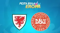 Piala Eropa - Euro 2020 Wales Vs Denmark (Bola.com/Adreanus Titus)