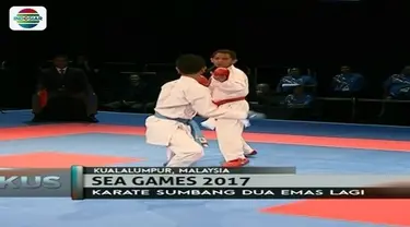 Rabu (23/8), kontingen Indonesia dari cabang olahraga karate persembahkan 2 medali emas.