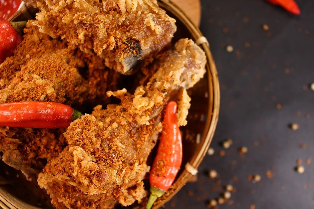 ilustrasi Ayam Spicy