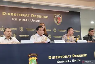 konpers gelar perkara khusus kasus ijazah palsu Jokowi. (Antara)