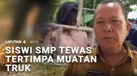 Kisah tragis mengawali tahun pelajaran baru sekelompok siswi di Sumatra Utara. Mereka tertimpa muatan truk yang terguling akibat roda asnya patah, satu siswa tewas di lokasi.
