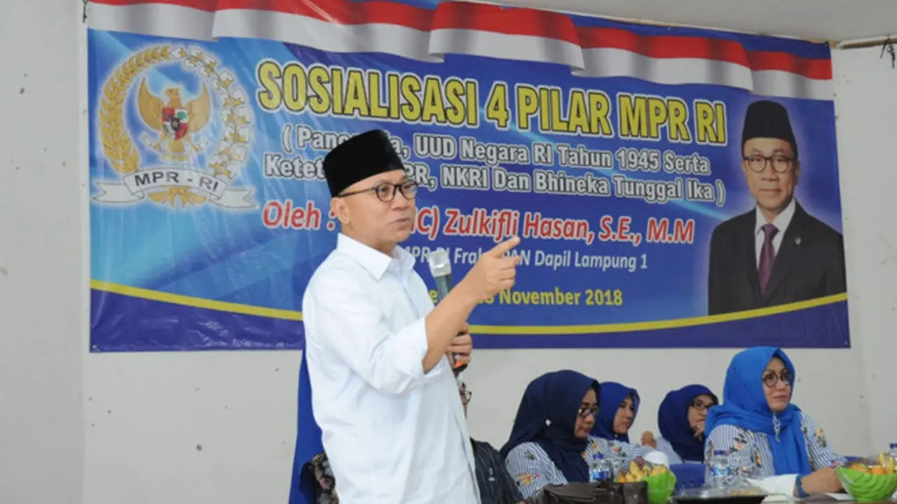 Hadapi Tahun Politik, Ketua MPR Serukan Pesan Damai untuk Semua