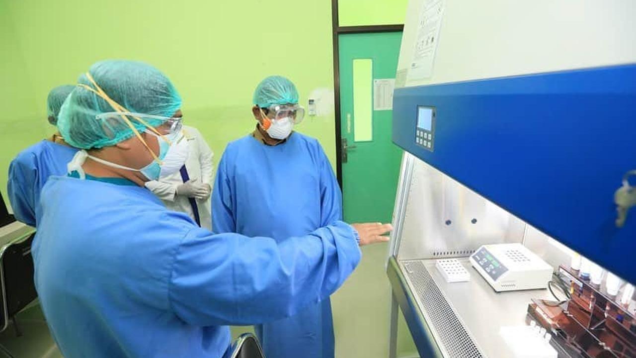 Wali Kota Tarakan Launching Mesin PCR di RSU Kota Tarakan
