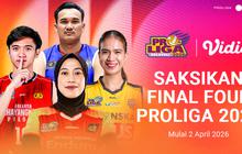 Saksikan Final Four Proliga 2026 Eksklusif di Vidio