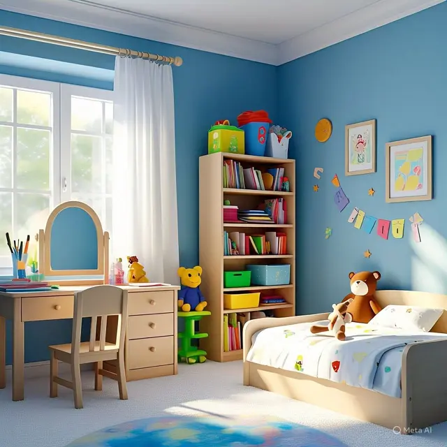 Ilustrasi Kamar Anak.