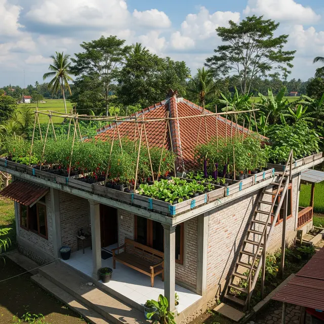 9 Desain Rumah Sederhana dengan Kebun Sayur, Harmoni Hunian Minimalis