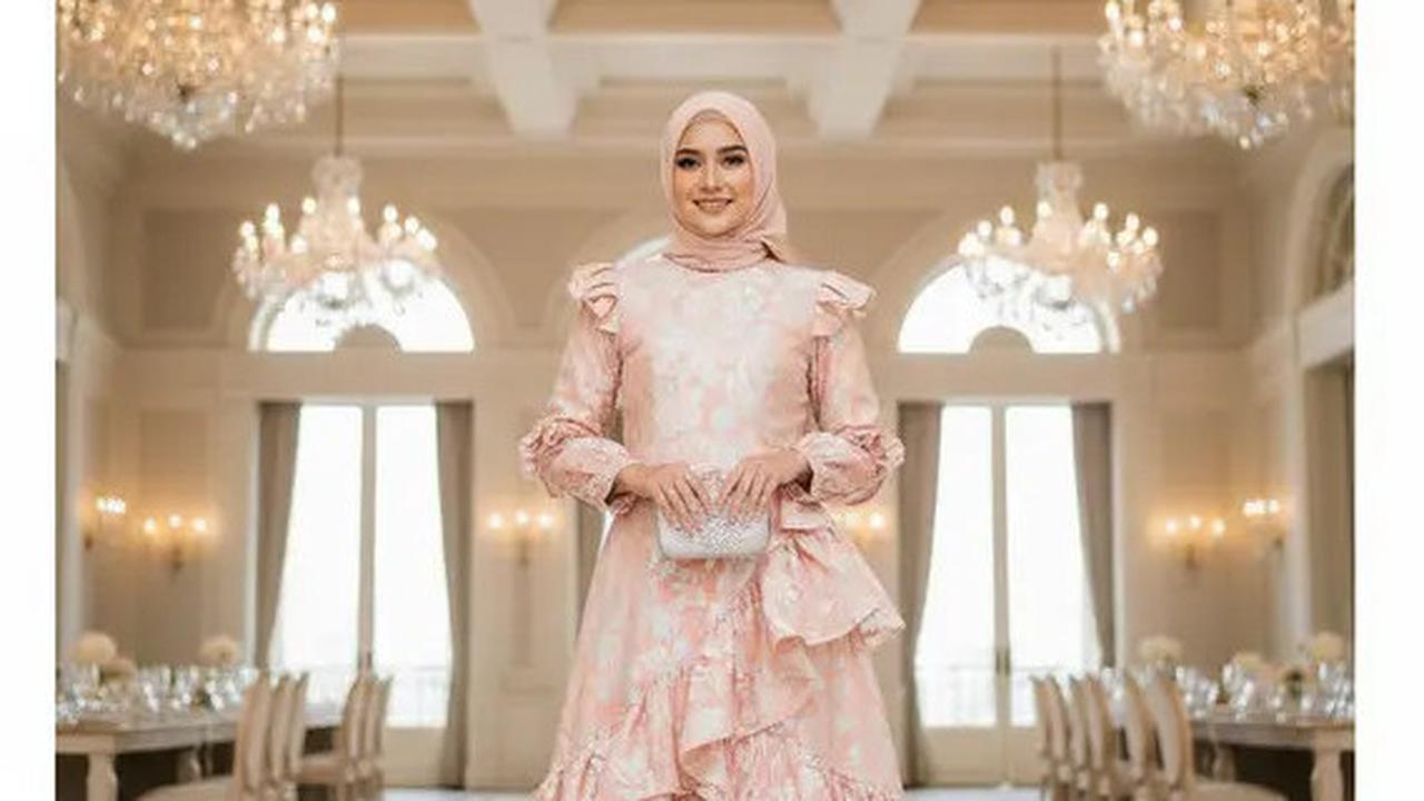7 Inspirasi Dress Brokat Panjang yang Memesona, Pilihan Tepat untuk Berbagai Acara 2025