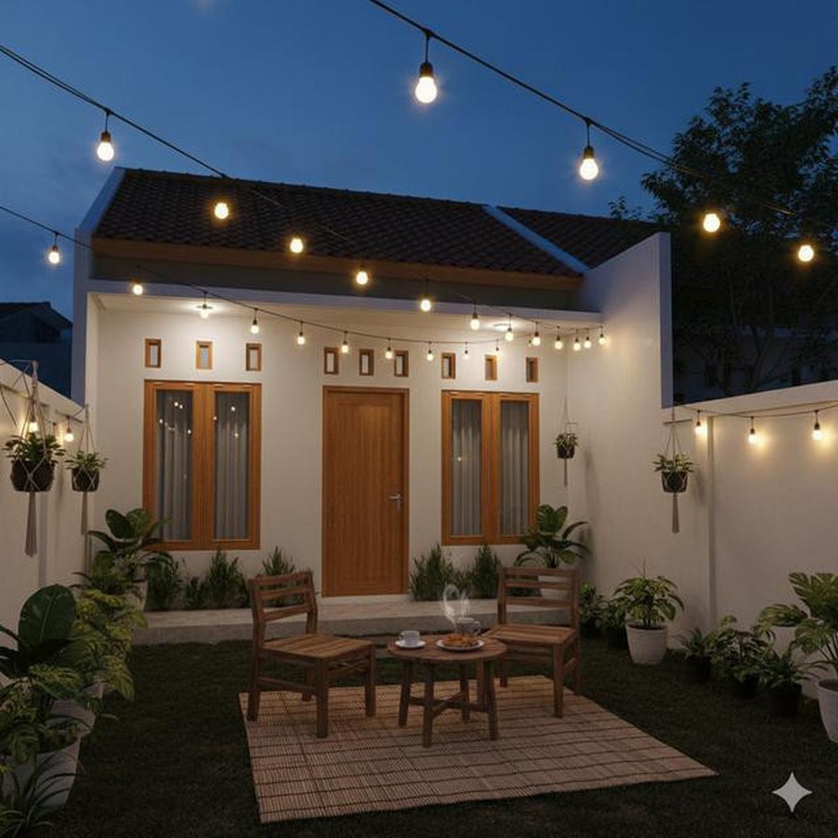 7 Halaman Belakang Rumah Kecil Tapi Estetik untuk Spot Foto Instagramable, Cocok Buat Nongkrong Santai di Rumah