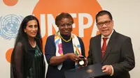 Indonesia meraih Population Award ​dari PBB. (Dok PTRI New York)