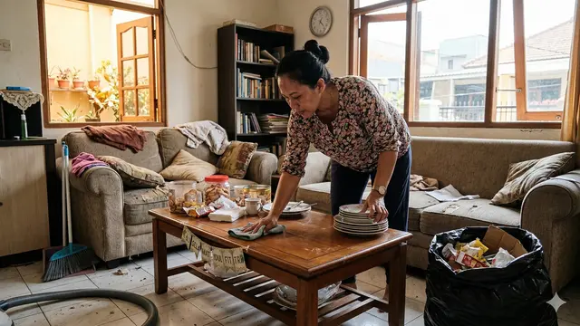 Ide Mini Reset Rumah Setelah Lebaran (Foto: Gemini AI)