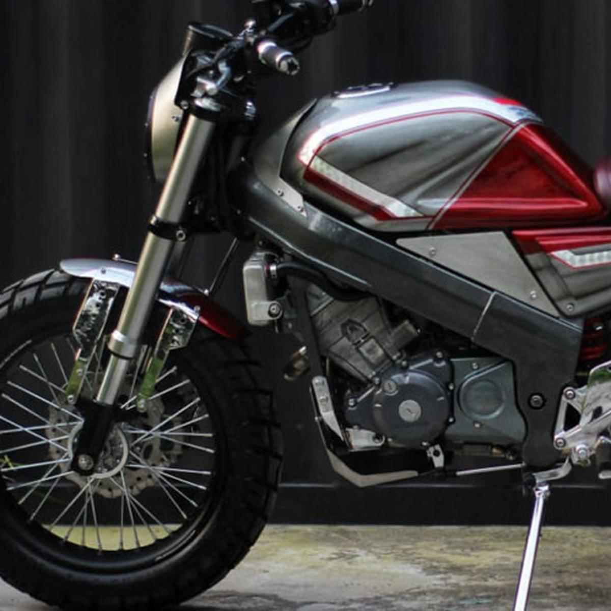 Cbr 150 custom store scrambler