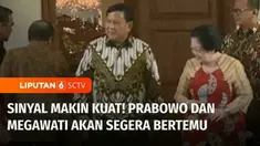 Menjelang pelantikan Presiden dan Wakil Presiden, 20 Oktober mendatang, sinyal-sinyal pertemuan antara Ketua Umum PDI Perjuangan, Megawati Soekarnoputri dan Presiden terpilih, Prabowo Subianto kian menguat. Pertemuan pasangan peserta pilpres 2009 ini...
