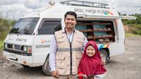 Dian Adi Saputra, pemuda asal Tanjung Enim, penerima beasiswa dari PT Bukit Asam Tbk (PTBA).