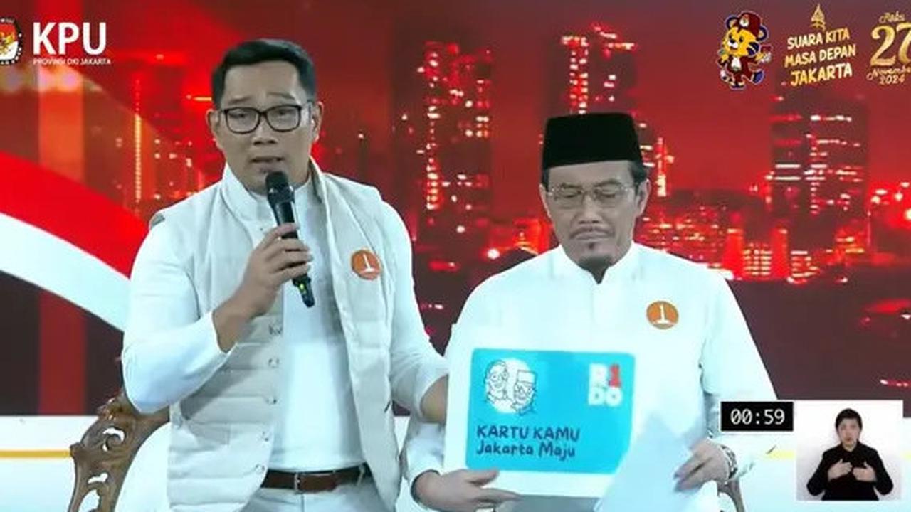 Jubir Klaim Ridwan Kamil-Suswono Unggul di Debat Perdana Pilkada Jakarta