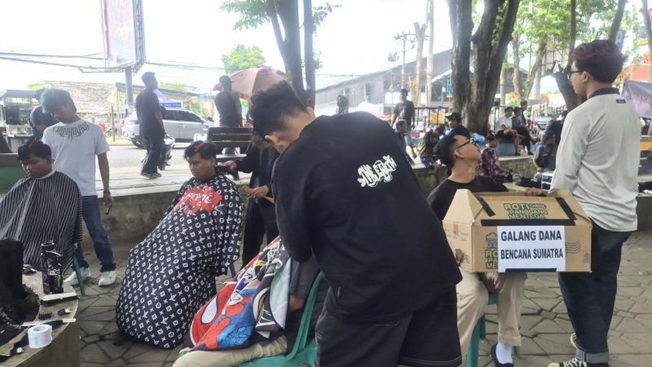 Komunitas Seni Rambut Jambi Galang Dana Bencana Sumatera Melalui Aksi Sosial Unik