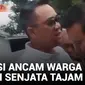 Miris! Pengemudi di Palembang Diancam Oknum Polisi Pakai Sajam