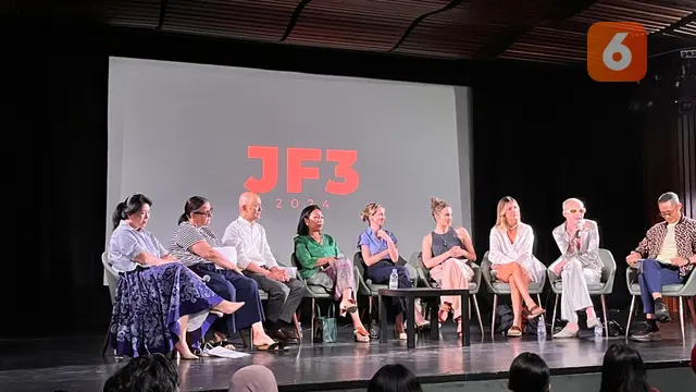 JF3 Talk volume 3, diselenggarakan di Auditorium Institut Francais Indonesia (IFI) pada Kamis, 25 Juli 2024. (Dok: Liputan6.com/dyah)