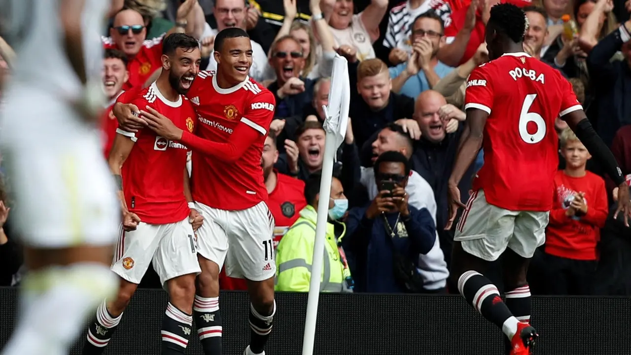 Gelandang Manchester United, Bruno Fernandes.