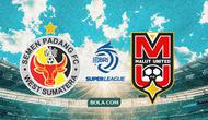 Semen Padang Vs Malut United. (Bola.com/Wiwig Prayugi)