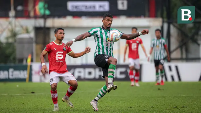  Aksi Sengit saat Bekasi City Menjamu Deltras FC di Babak 12 Besar Pegadaian Liga 2 2023 / 2024