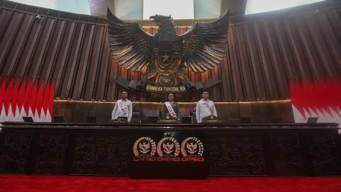 Melihat Gladi Kotor Persiapan Pidato Kenegaraan Presiden Prabowo di Sidang Tahunan MPR RI