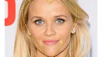 Reese Witherspoon si cantik dengan wajah berbentuk hati. (Foto: Good Housekeeping)