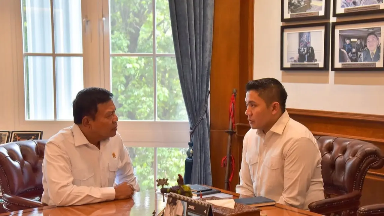 Seskab Teddy menerima Kepala BIN Muhammad Herindra