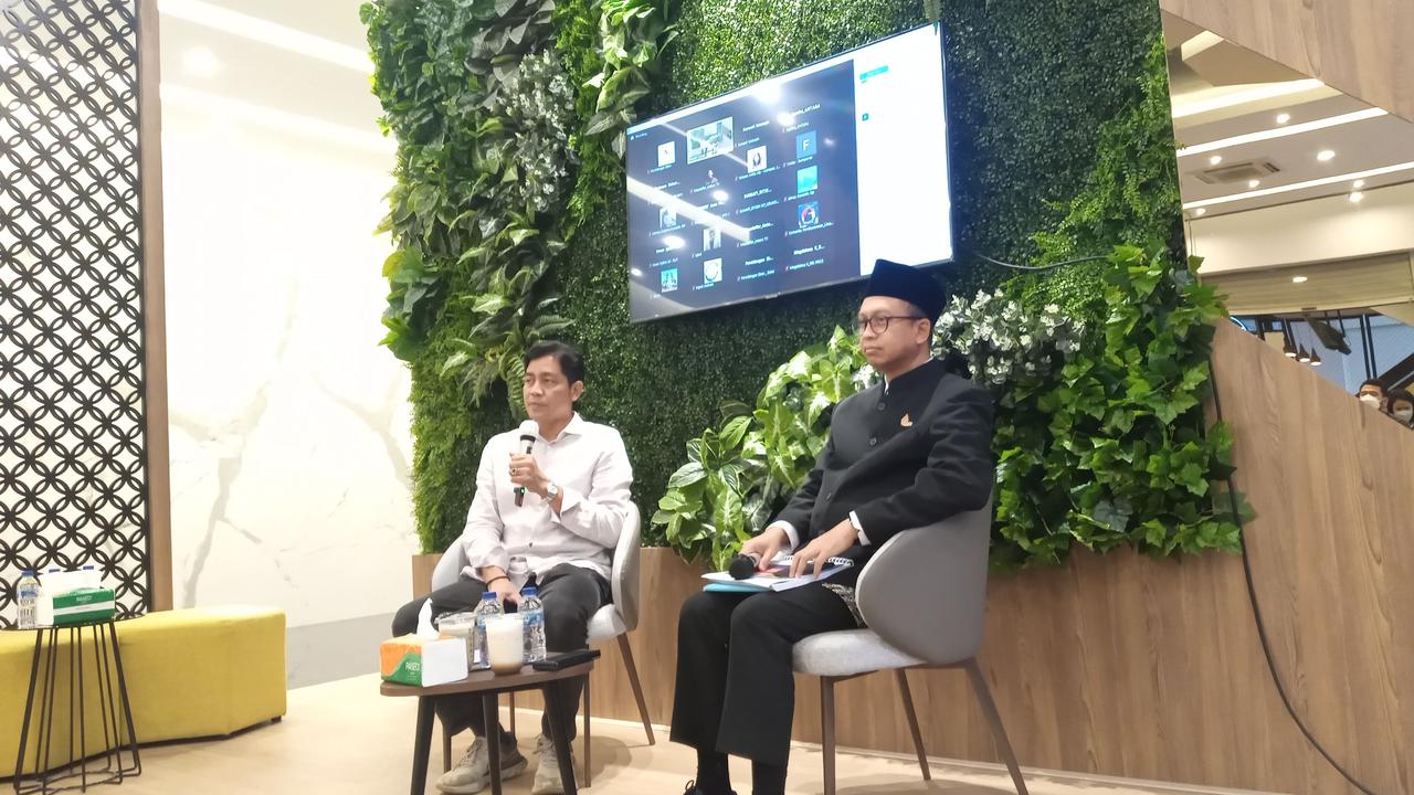 Media Briefing G20 Sherpa Meeting Ke-2 di Labuan Bajo oleh Deputi Bidang Koordinasi Kerja Sama Ekonomi Internasional Kemenko Perekonomian Edi Prio Pambudi.