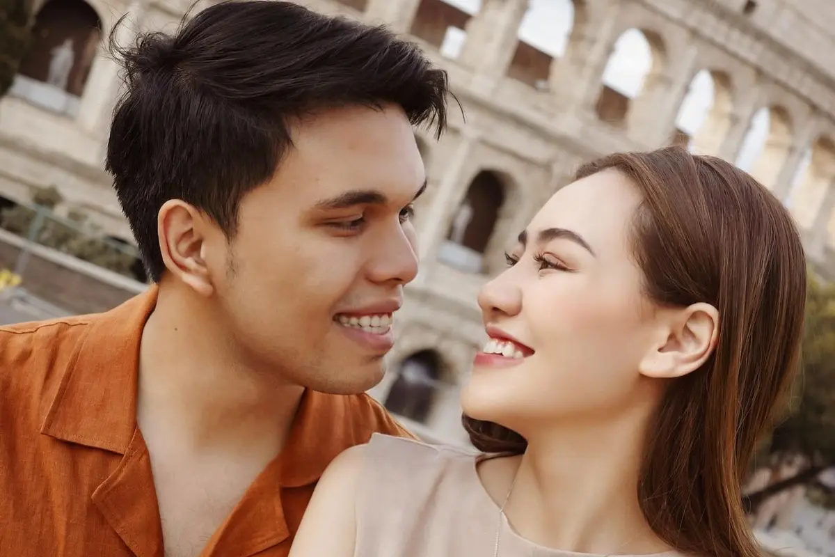 7 Momen Romantis Aaliyah Massaid dan Thariq Halilintar Bulan Madu di Roma, Italia