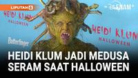 Heidi Klum Jadi Medusa di Pesta Halloween 2025