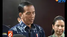 Presiden Jokowi sendiri hanya menjawab dengan santai saat ditanya persiapan debat nanti.